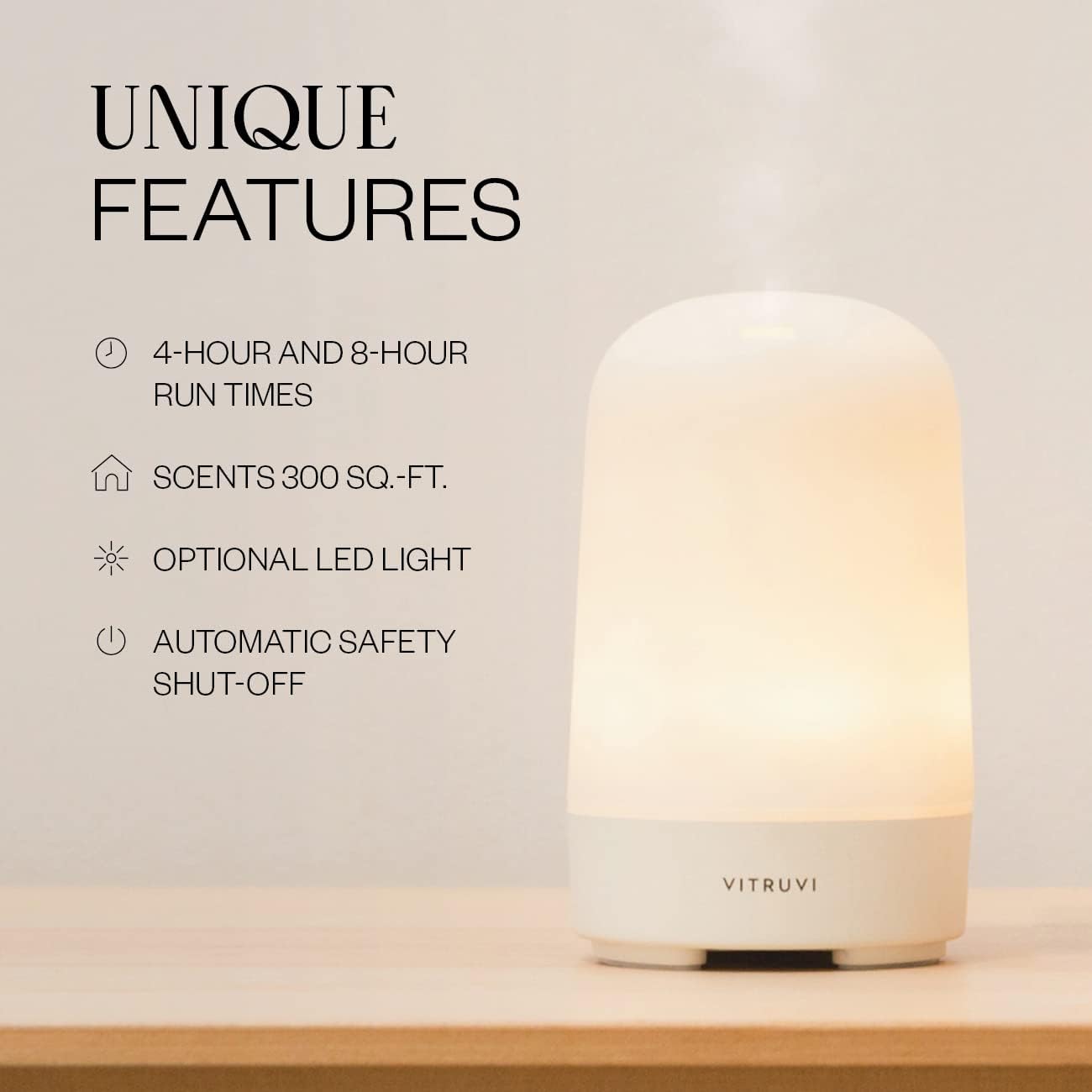 ✨ Glow Essential Oil Diffuser – Elevate Your Air, Elevate Your Mood 🌿