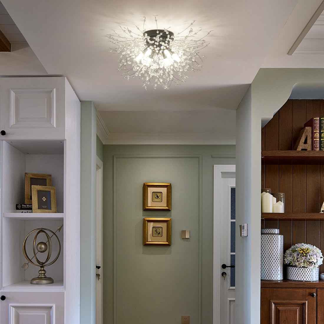 ✨ Crystal Pendant Ceiling Light – Elegance Meets Modern Design 💎