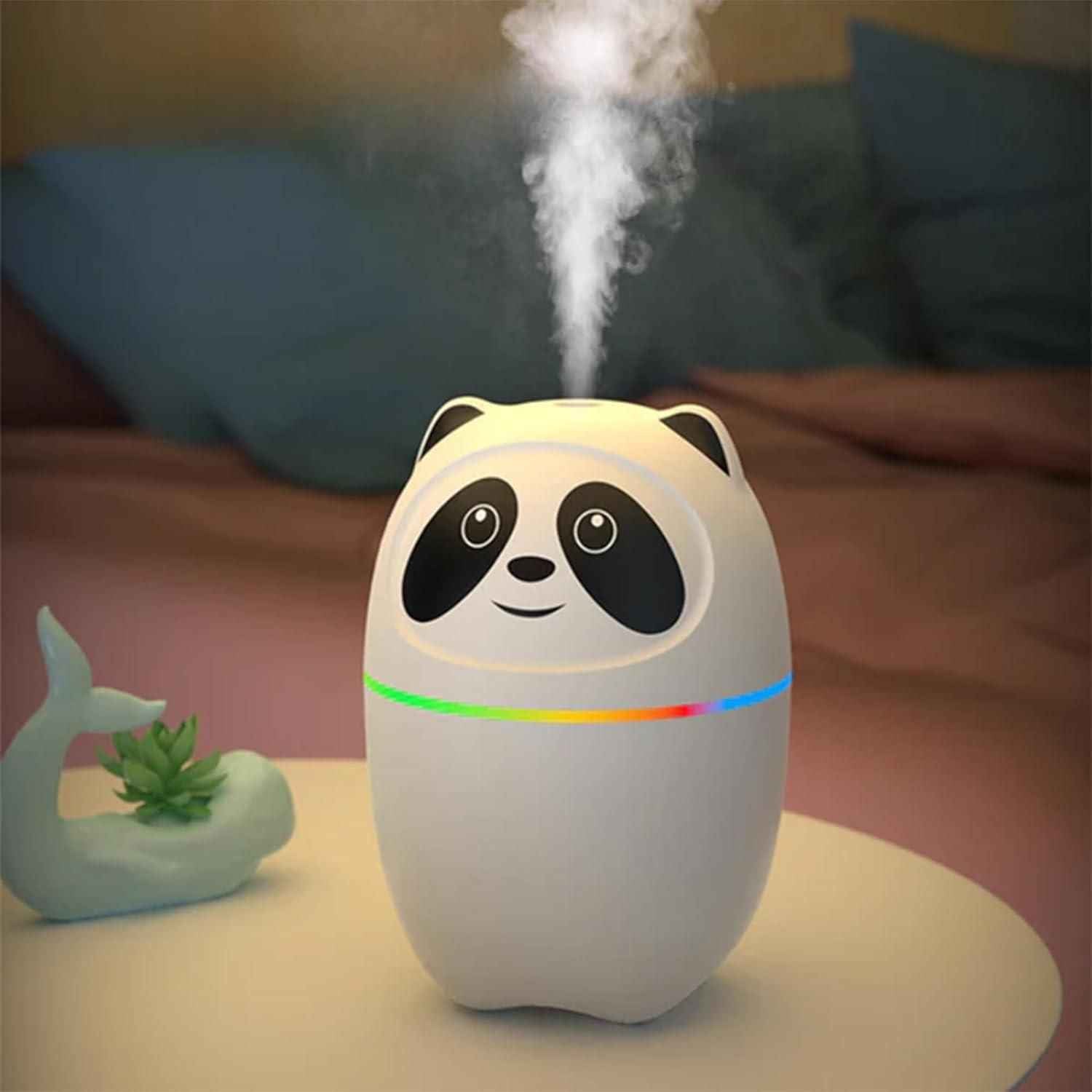 Mini Cute Panda Cool Mist Humidifier – Bring Calm & Cuteness to Your Space 🐼💧