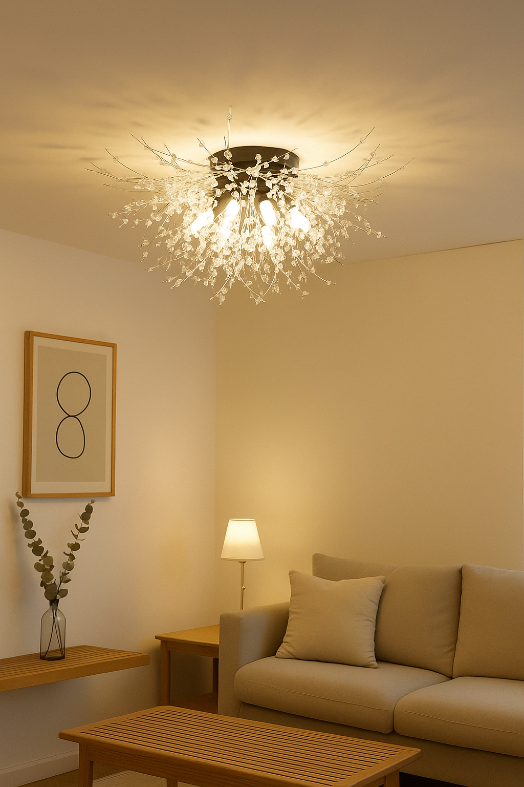 ✨ Crystal Pendant Ceiling Light – Elegance Meets Modern Design 💎