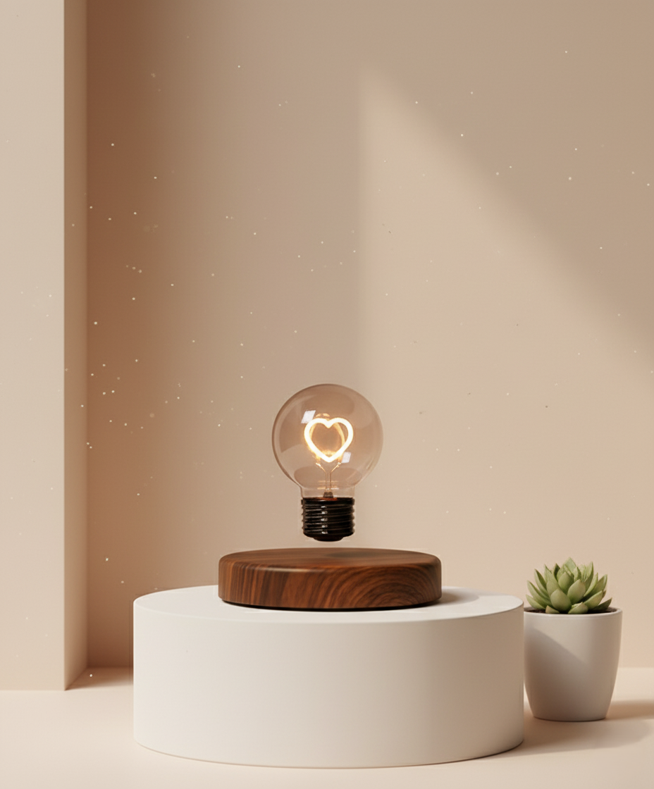 Magnetic Suspension Bulb Love Small Night Lamp ✨